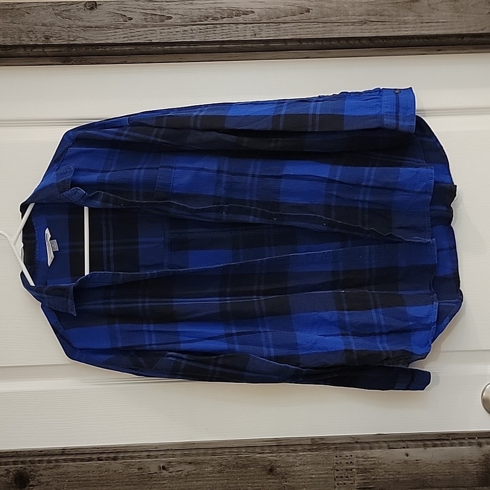 Old Navy Plaid Boyfriend Shirt